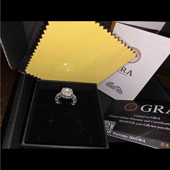 Jewelry - Delzzad Moissanite Ring GRA Certified